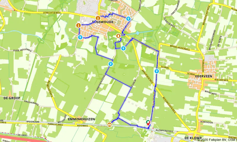 Route in Utrecht