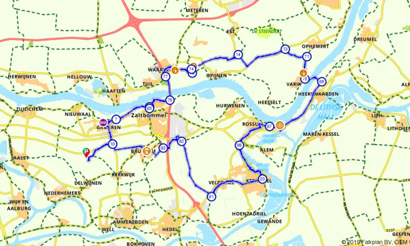 Route Kerkdriel