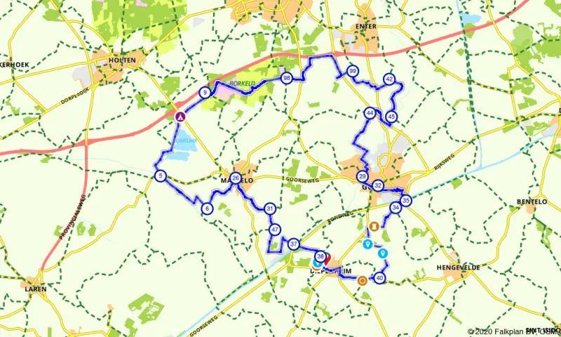 Route in Overijssel