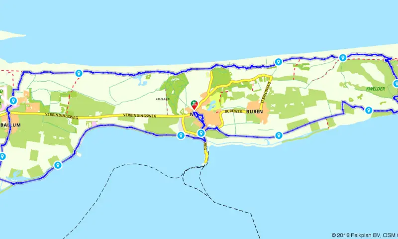 Route in Friesland