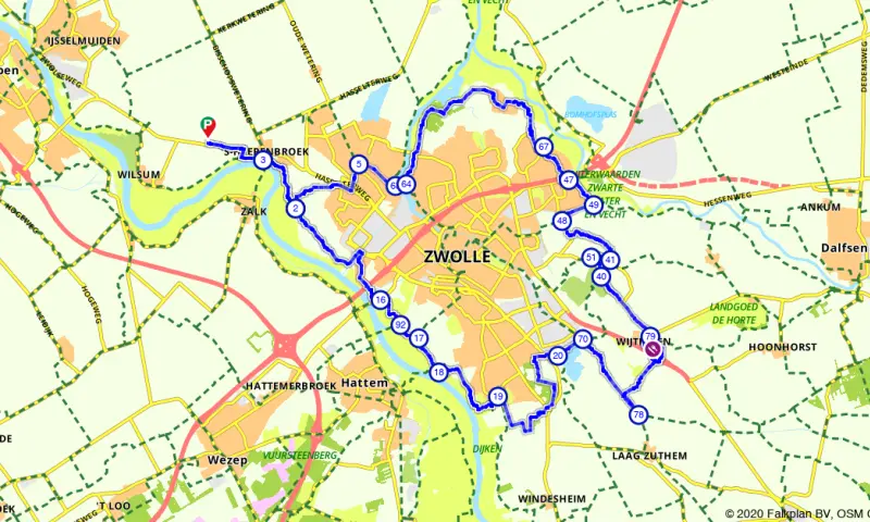 Route in Overijssel