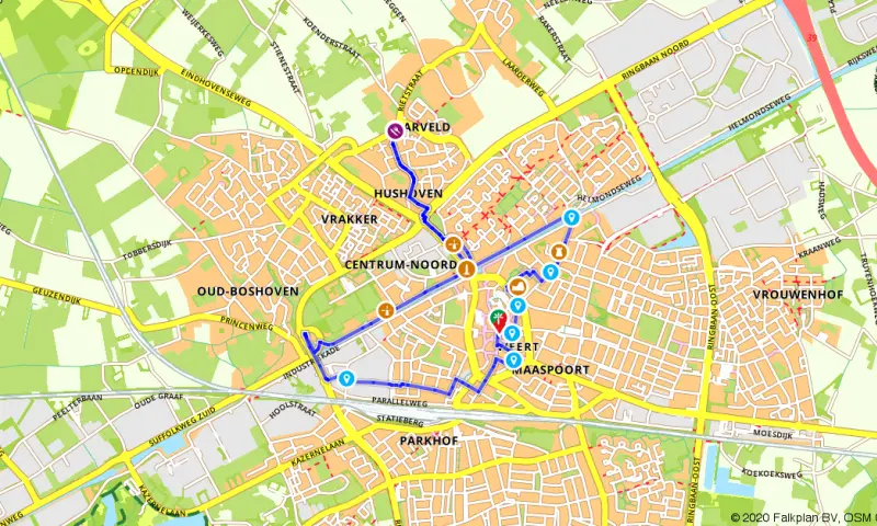 Route in Limburg