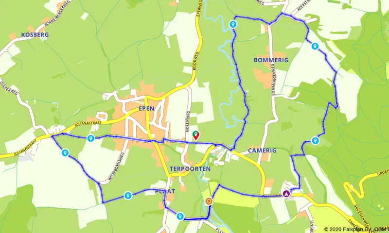 Route in Limburg