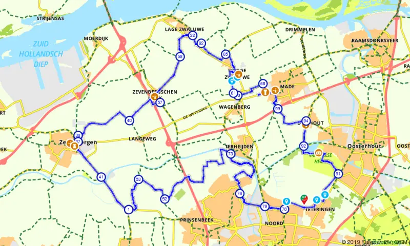 Route Noord-Brabant