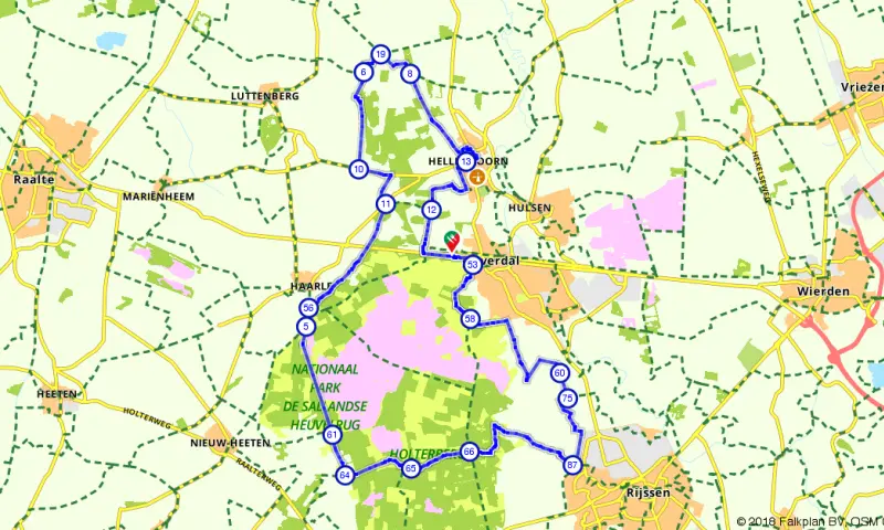 Route in Overijssel