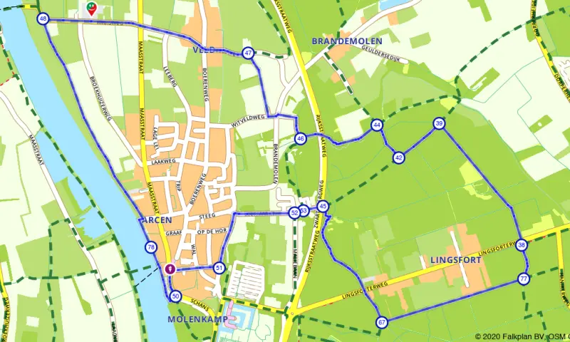 Route in Limburg