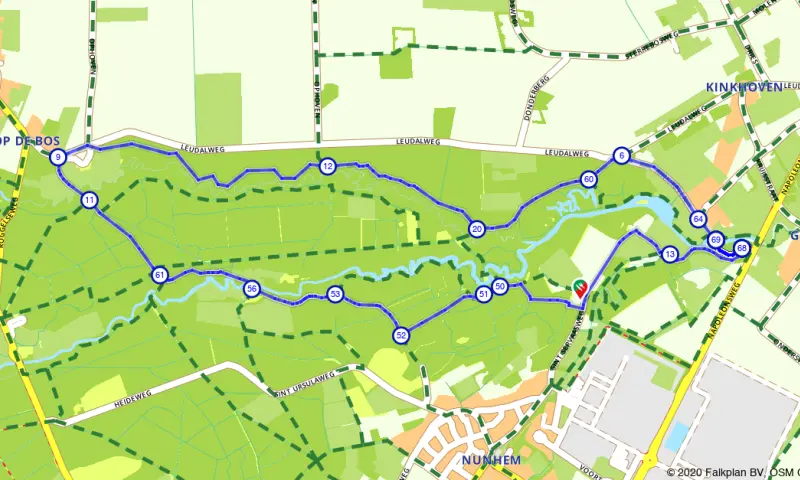 Route in Limburg
