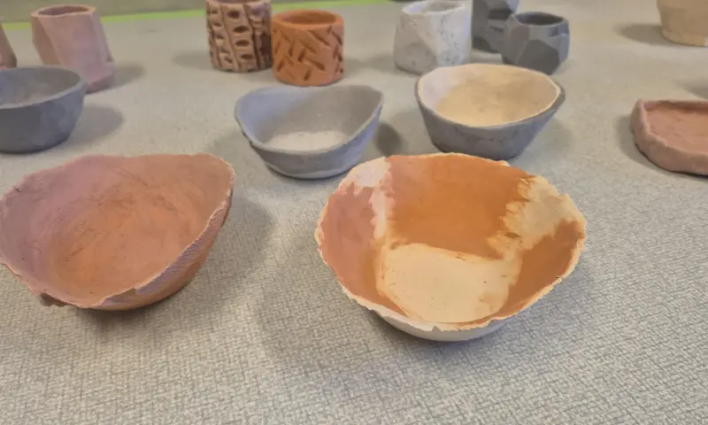 Verschillende handbuilt technieken