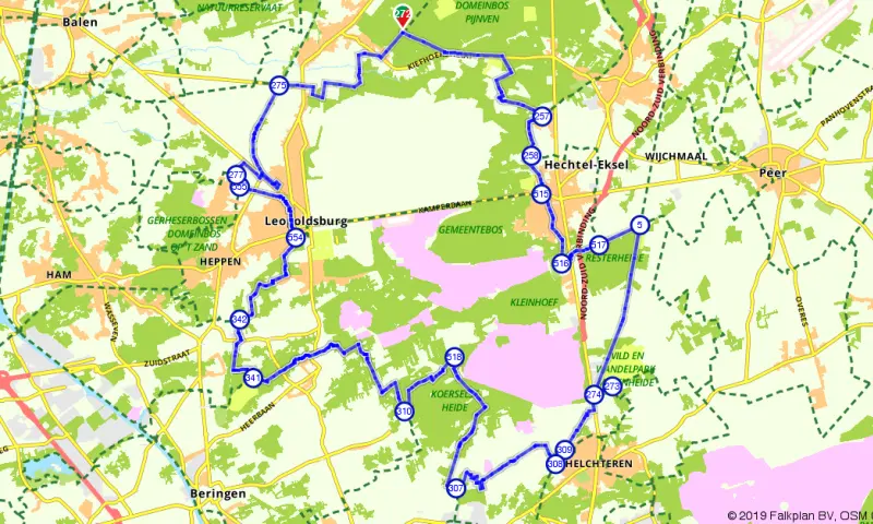 Route in Limburg