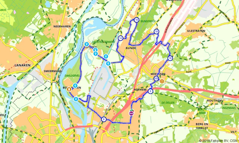 Route in Limburg
