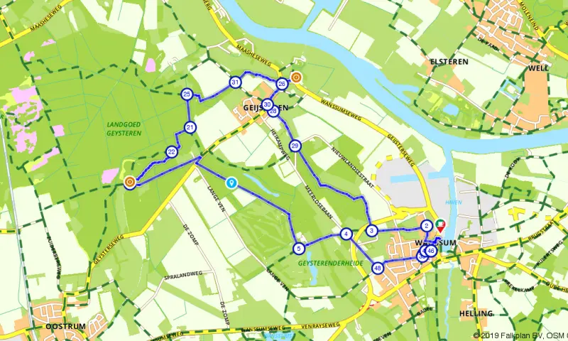 Route in Limburg