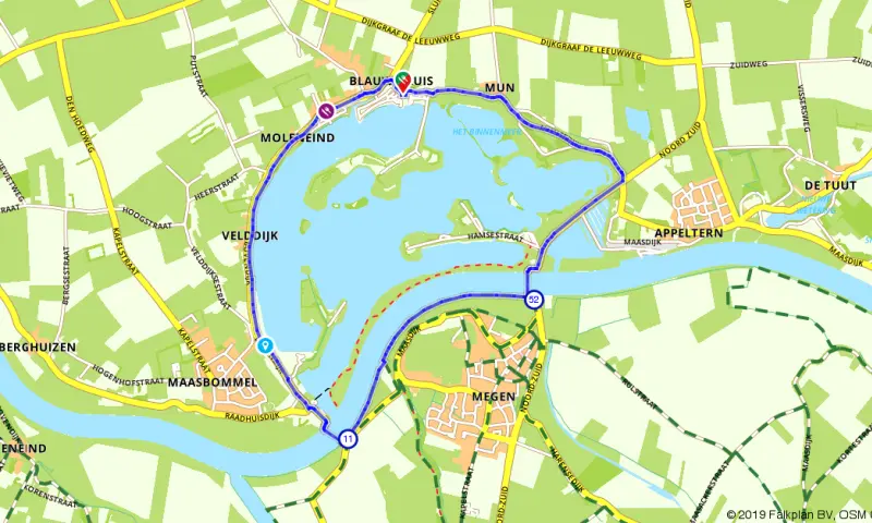 Route in Gelderland