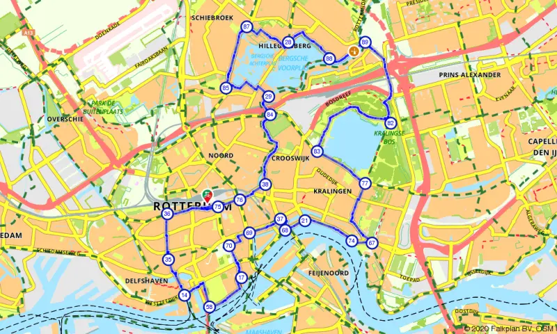 Route Zuid-Holland