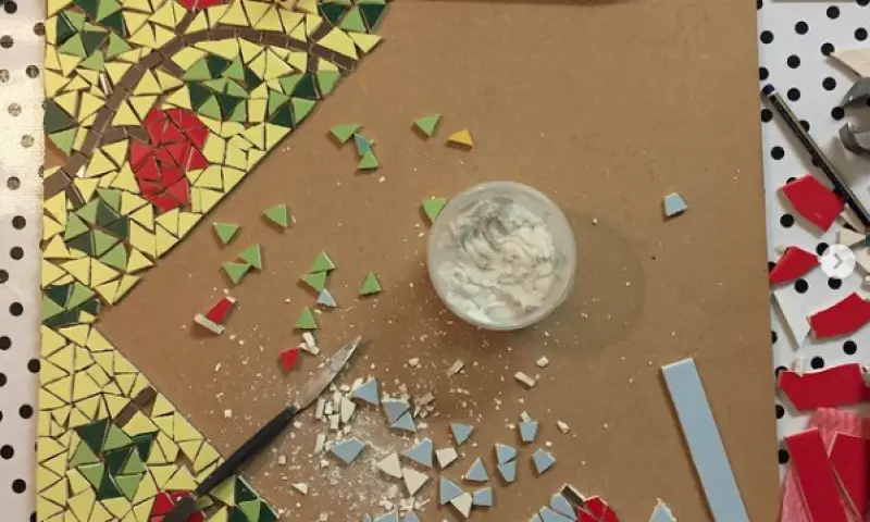 MOZAIEK CURSIST ROZEN