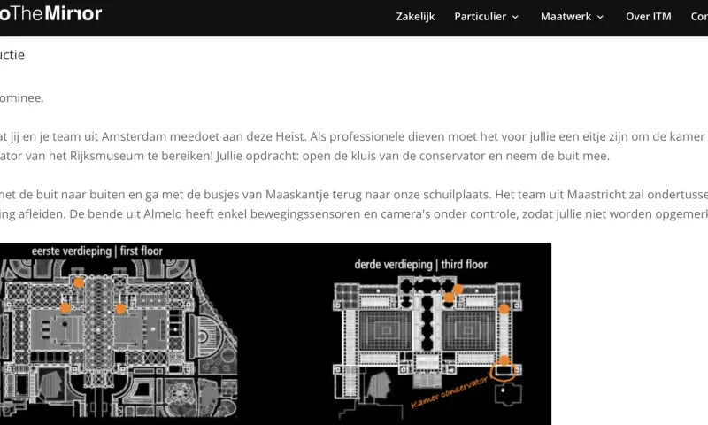 Omschrijving van Escape Room