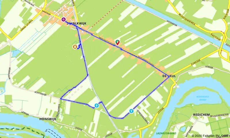 Route in Utrecht