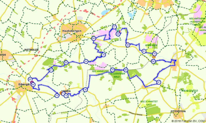 Route in Overijssel