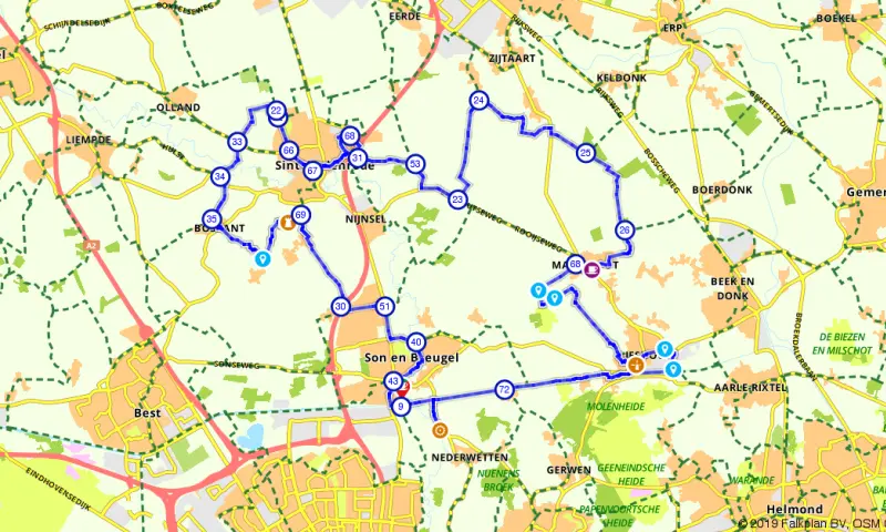 Route Noord-Brabant