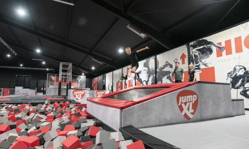 Trampoline springen