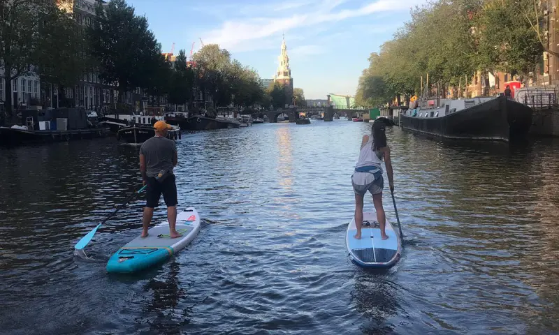 boarden op het water