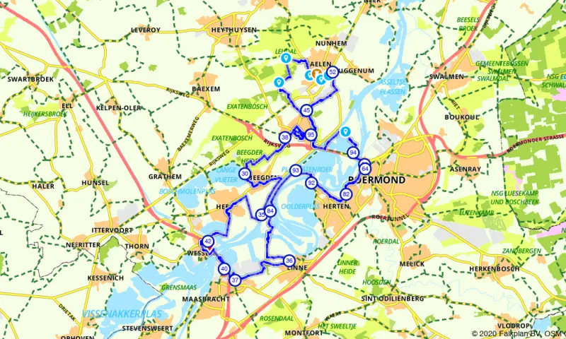Route in Limburg