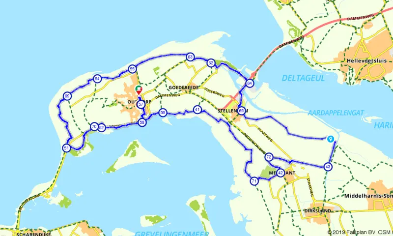 Route Zuid-Holland