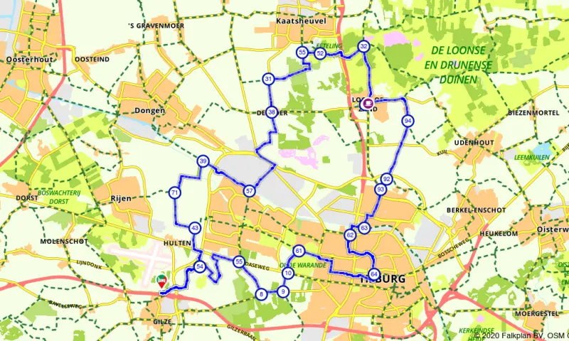 Route Noord-Brabant