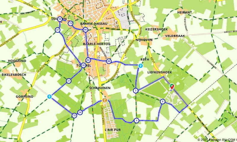 Route Noord-Brabant