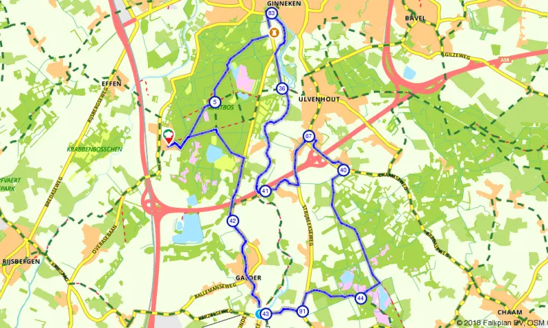 Route Noord-Brabant