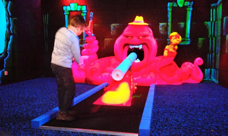Glow in de dark golf Bubbel jungle