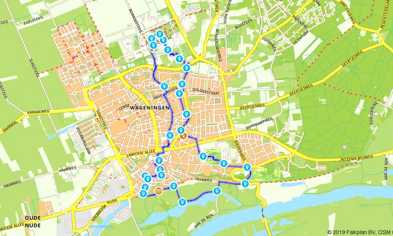 Route in Gelderland