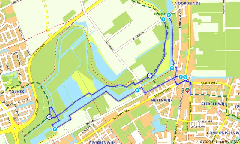 Route Zuid-Holland