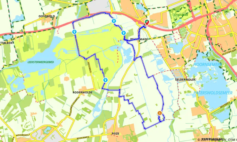 Route in Drenthe