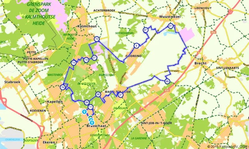 Route in het buitenland
