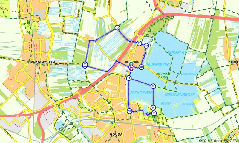 Route Zuid-Holland