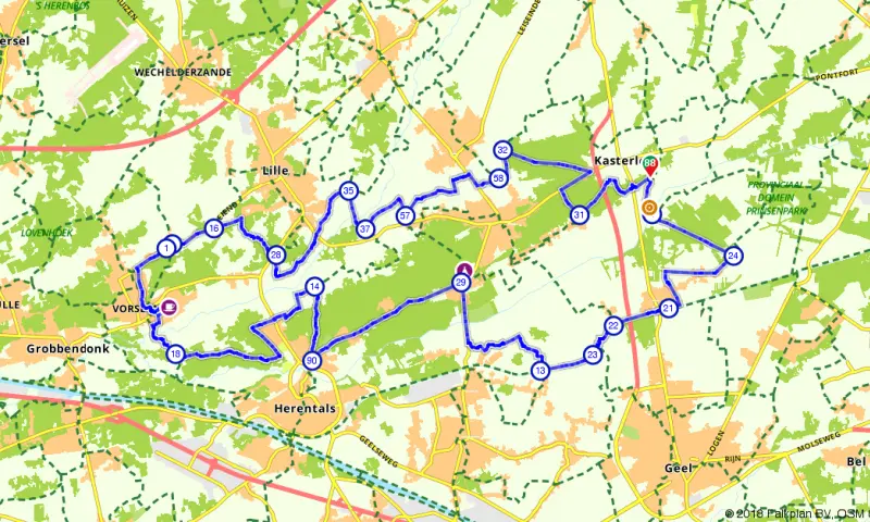 Route in het buitenland