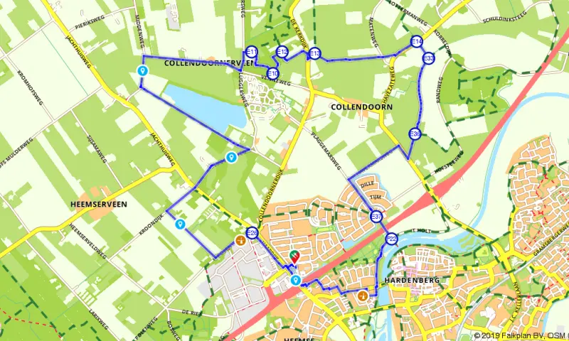 Route in Overijssel