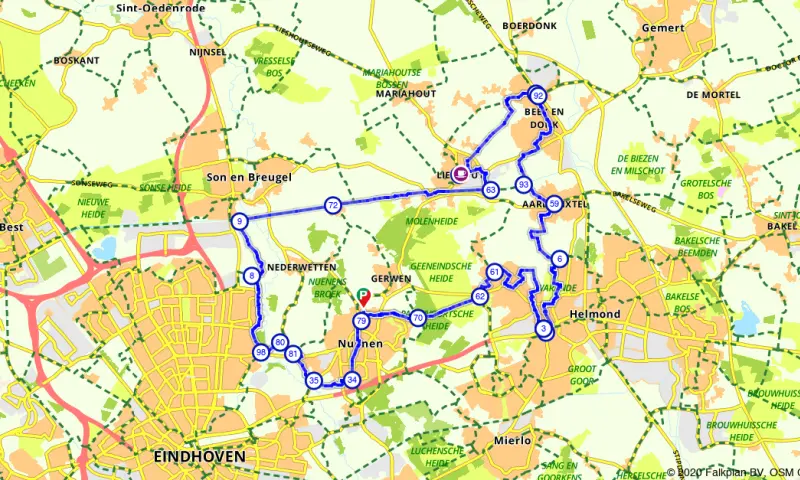 Route Noord-Brabant