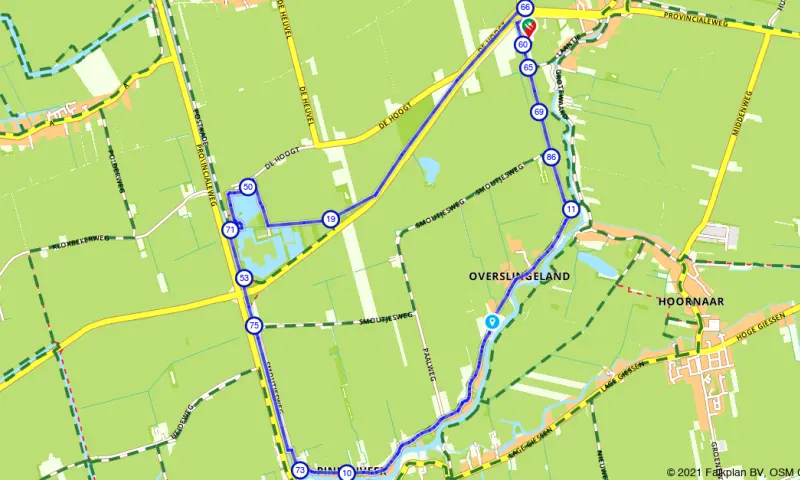 Route Zuid-Holland