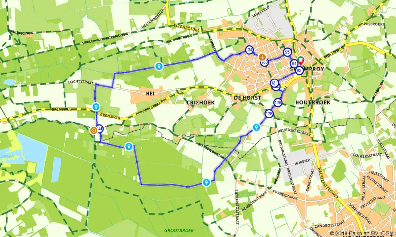 Route in Limburg