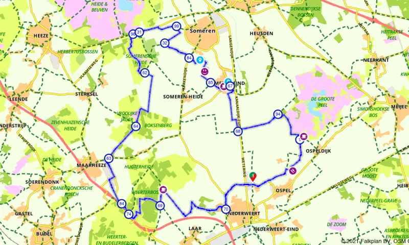 Route in Limburg