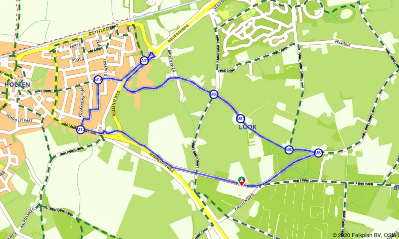 Route in Overijssel