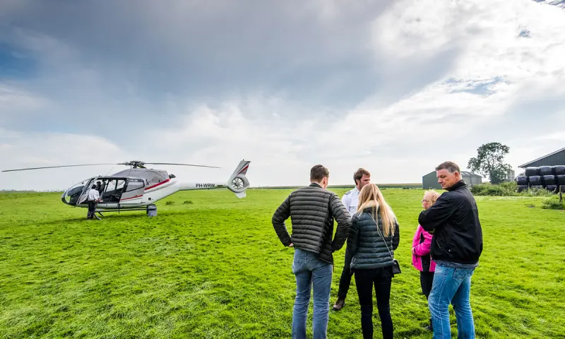 Helikopter Event op Weiland