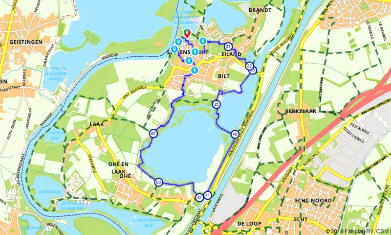 Route in Limburg