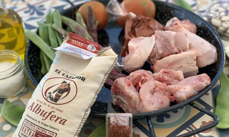 Paella ingrediënten