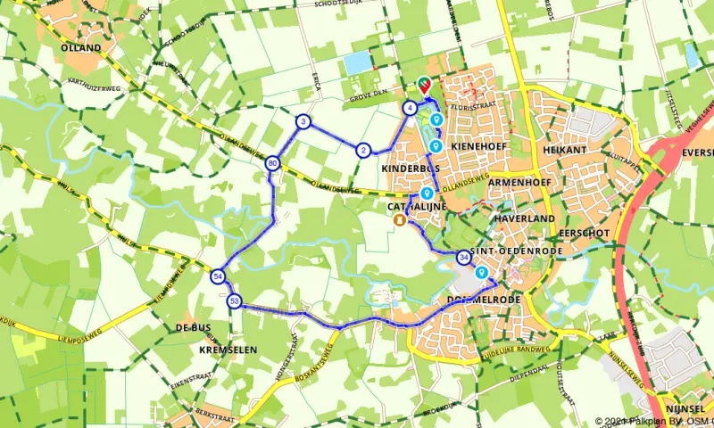 Route Noord-Brabant