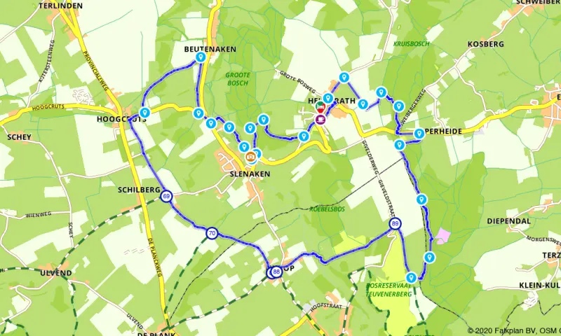 Route in Limburg