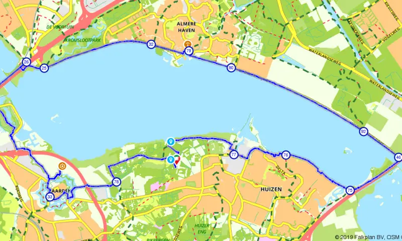 Route Gooimeer
