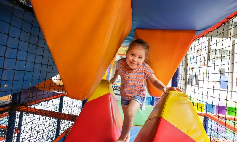 In het speelparadijs