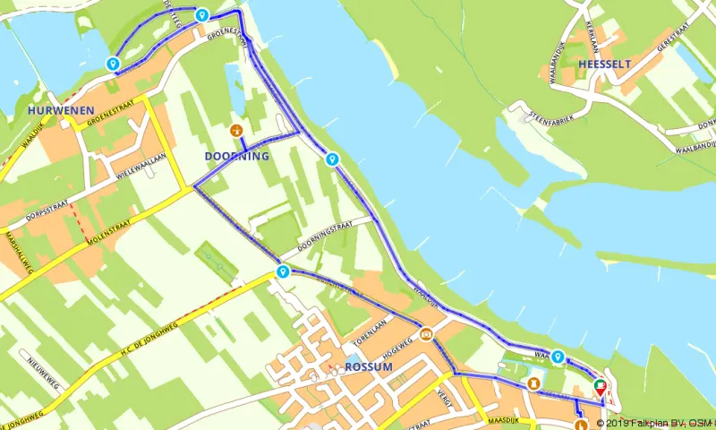 Route in Gelderland